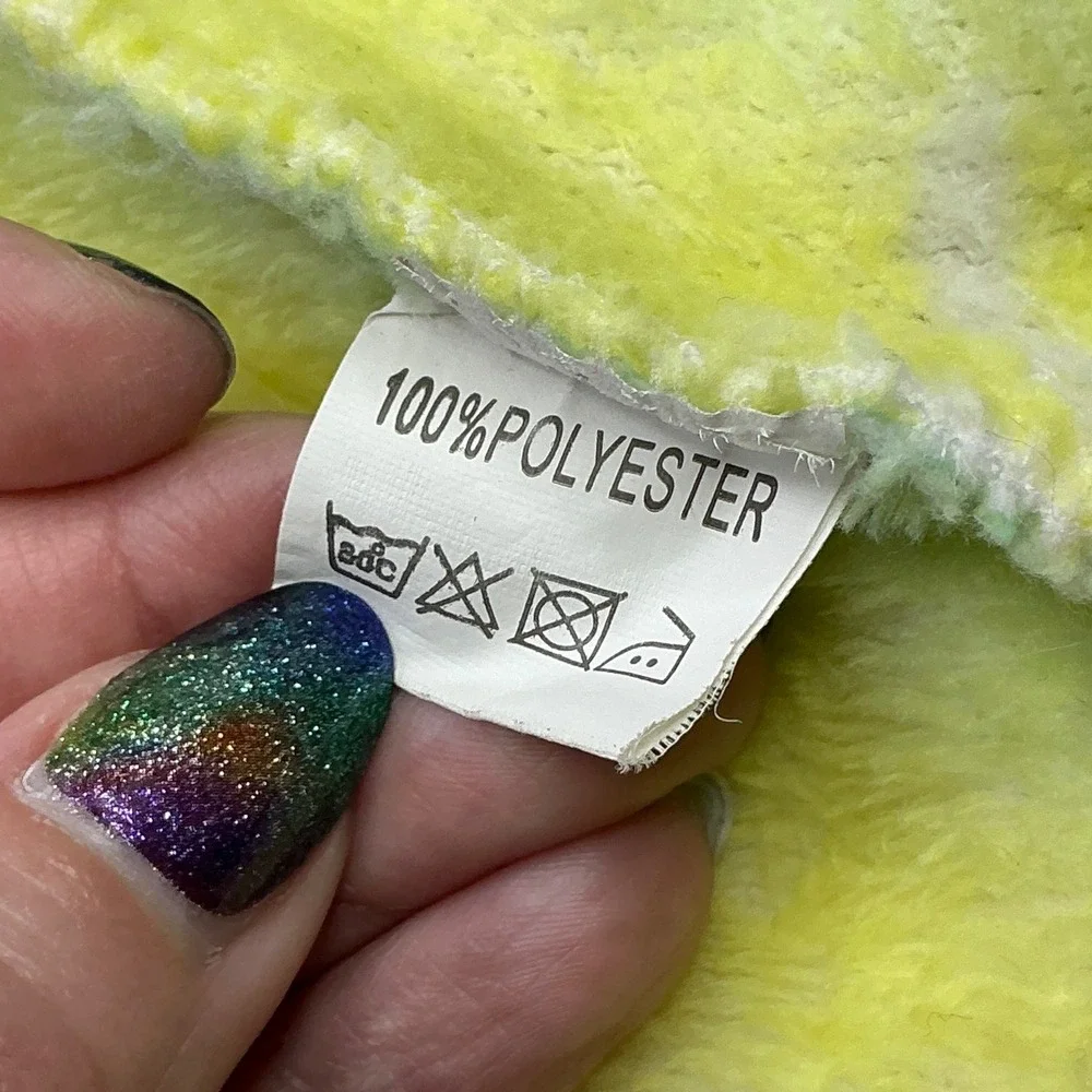 Rainbow Unicorn Fleece Robe Kids 6-7Y With Matching Doll Robe Set